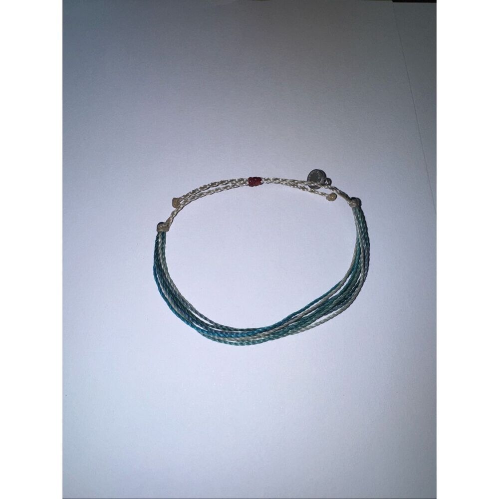 Pura Vida Green and Blue Multi-Colored Bracelet